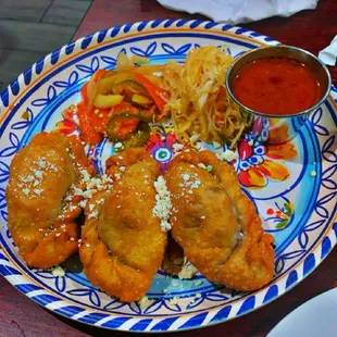 3 Fried Ground Beef Pies
