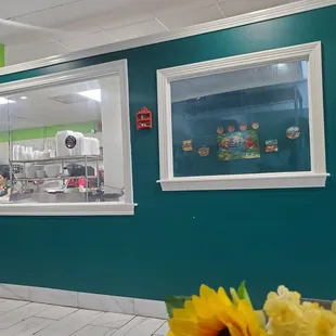 Kitchen where you can see them make your delicious food