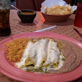 Spinach Enchiladas