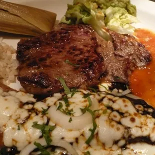 Carne asada platter