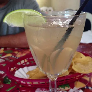 Margarita on the rocks with no salt (I don&apos;t like salt)
