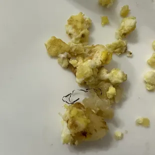 Potato and Egg taco with metal