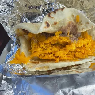 Bean and Bacon Taco