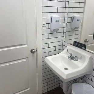 Clean restroom