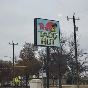 Outside sign