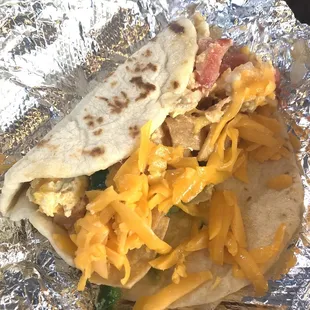 Chilaquiles Taco