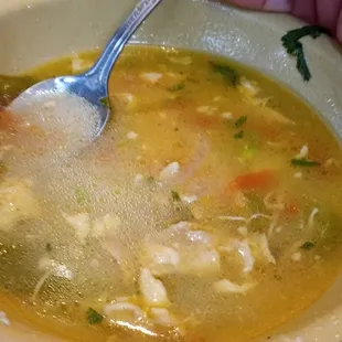 chicken skin soup. never again