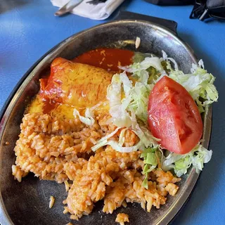 Cheese Enchilada Lunch