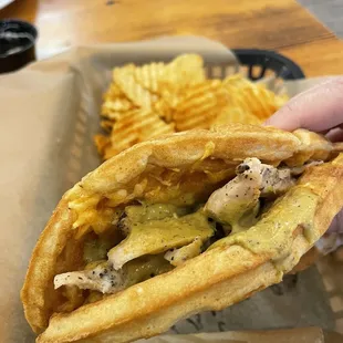 Inside of the waffledilla