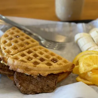 Breakfast Sandwich Turkey Sausage Egg & Cheese