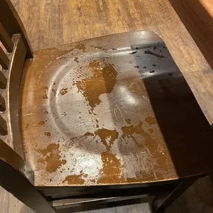 Dirty chairs