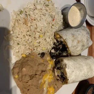 Burrito plate