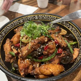 Chicken Wings Hot &amp; Spicy Dry Pot