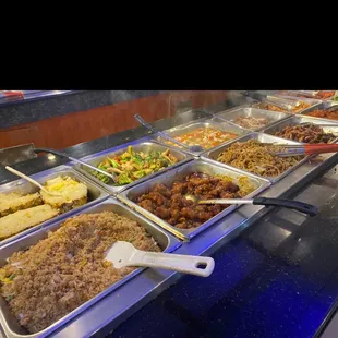 a variety of food items