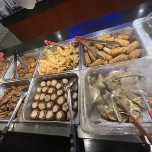 Fried food section