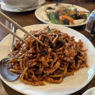 Shredded pork