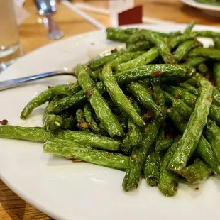 Szechuan green beans...the best