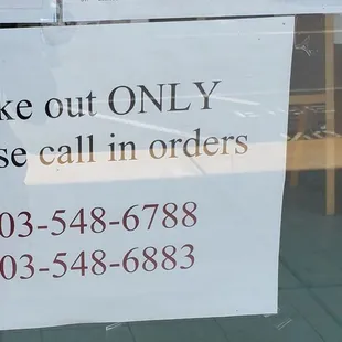 window sign