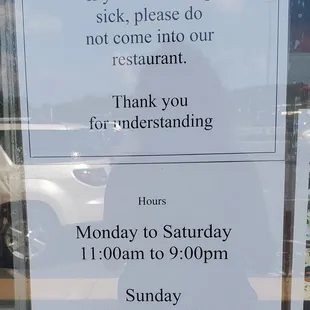 window sign