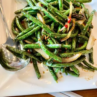 Stir fried green beans