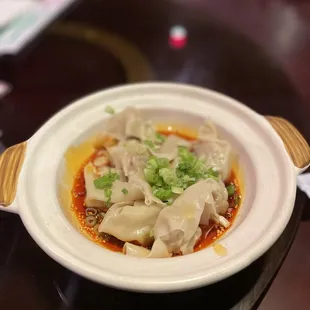 Szechuan Spicy Wonton ( 8 pcs )