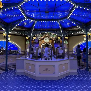 Inside Tiana's Palace. Nighttime bayou vibes. Lovely.