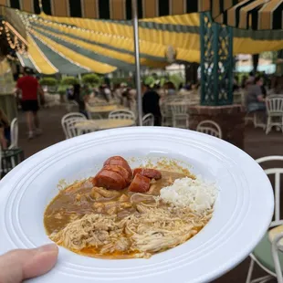 House Gumbo at Tiana's Palace in Disneyland in Anaheim.