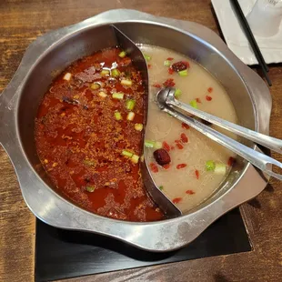 secret spicy broth, herbal broth