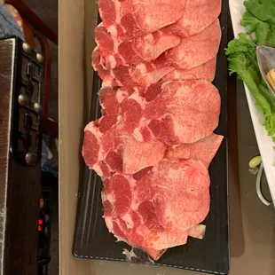 Hot pot beef tongue