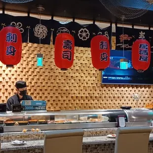 a sushi bar