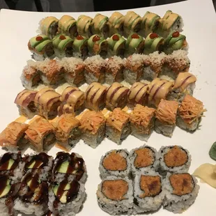 sashimi, sushi and sashimi, sushi, food