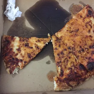 This is my oil changed pizza.