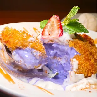 Ube Fried Ice cream