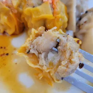 Shrimp -pork Shu mai. tasty bits of Shrimp