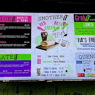 Menu Board