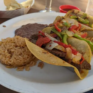 Fajita Taco Plate