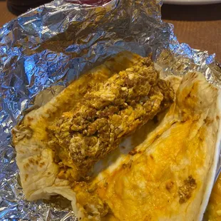 Chorizo and Egg Taco