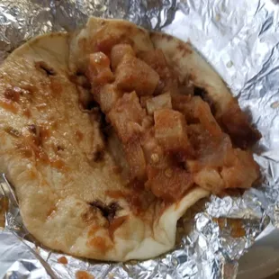 Papa ranchera taco .99