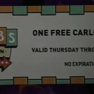 Front and back of the carload pass that Tibbs printed and distributed but won&apos;t accept despite having zero restrictions anywhere.