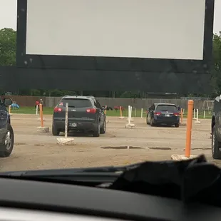 Flat parking. No humps to tip up car.