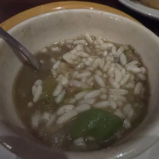 CUP SHRIMP & ANDOUILLE GUMBO