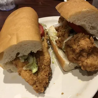 FRIED CATFISH PO BOY