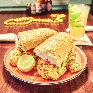 Fried Oyster Po Boy!