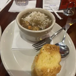 CHICKEN & ANDOUILLE FIL GUMBO