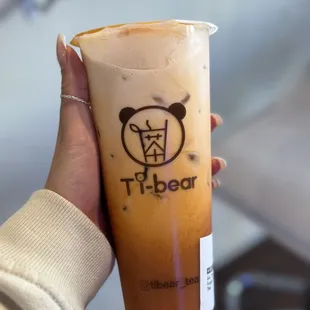 thai black tea float
