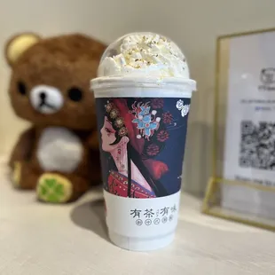 Osmanthus oolong bubble tea