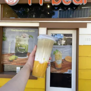 C1. Mango Genmaicha & Matcha Latte