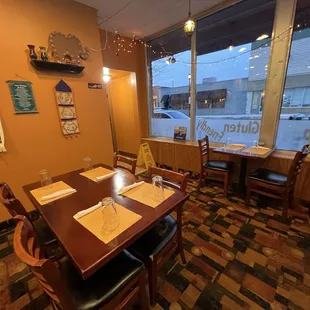 interior, sushi and sashimi