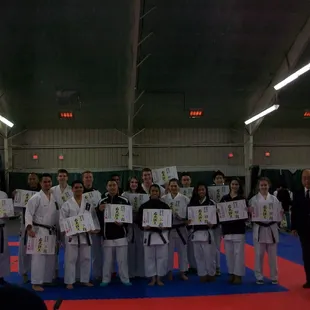 Tibon&apos;s black belts in Canada 2012 with Master Uchiage