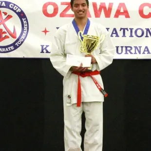 Brian Embry black belt Kumite champion Ozawa Cup Internationals Las Vegas